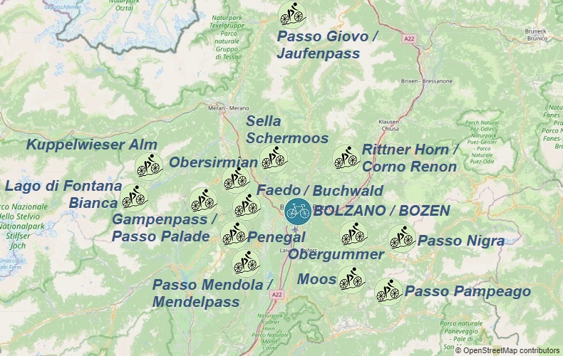 Bolzano-mapa