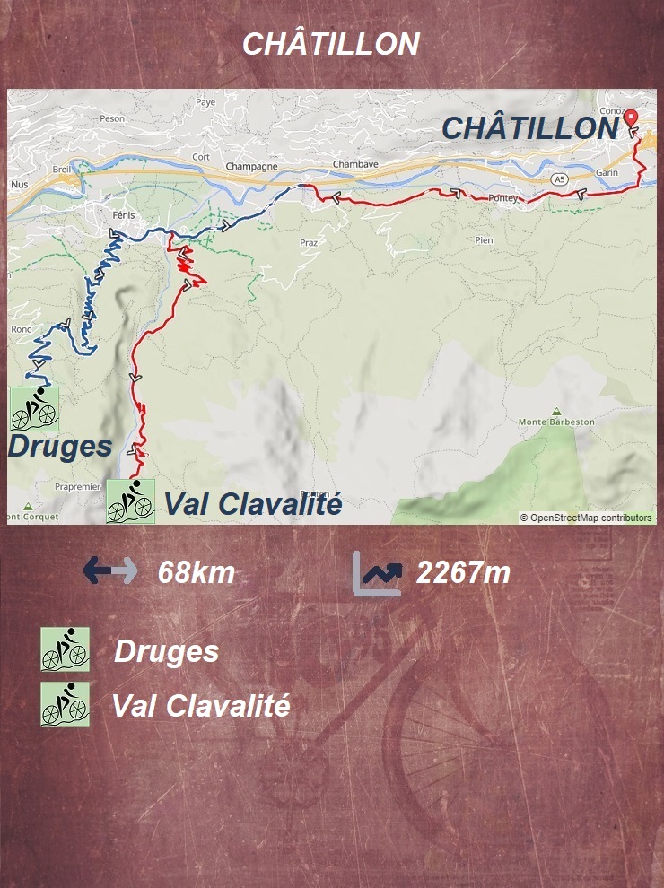 Châtillon - Druges - Val Clavalité