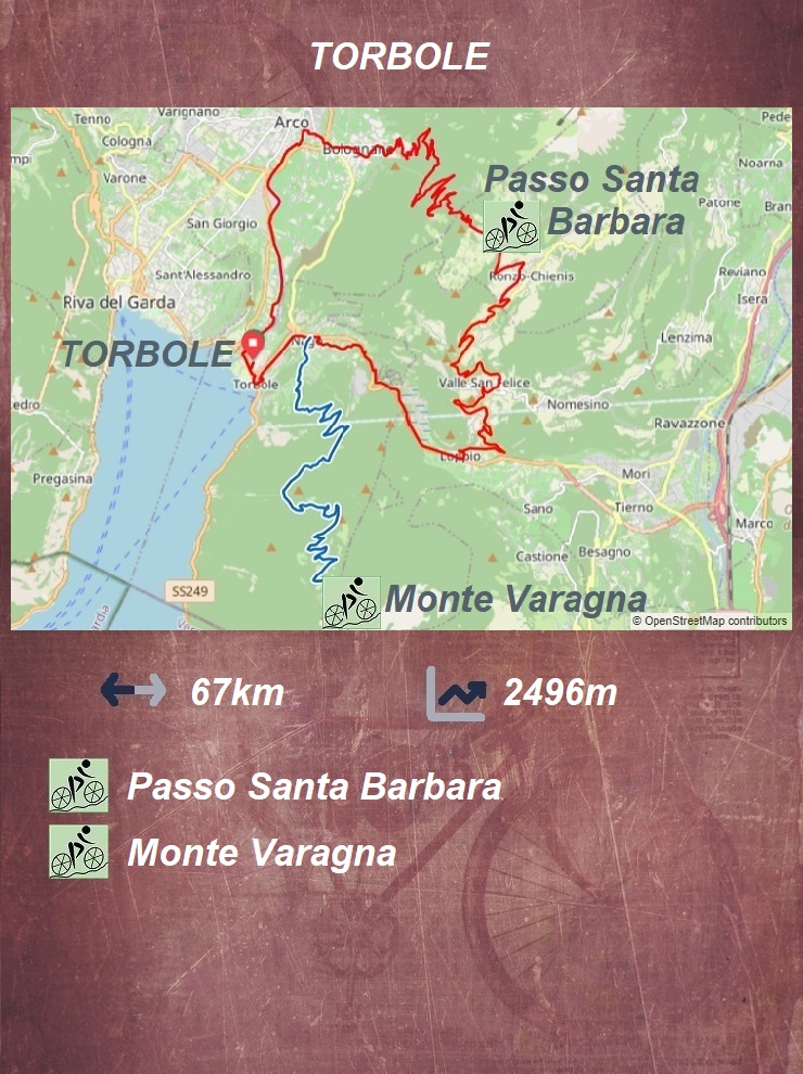 Torbole - Passo Santa Barbara - Monte Varagna