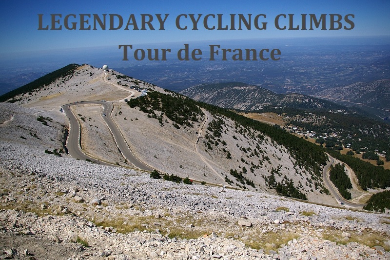 Cycling climbs in France