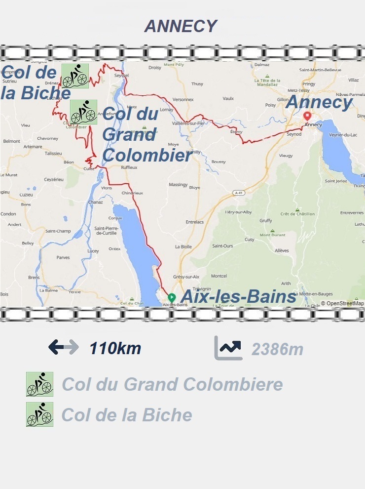 Annecy - Col du Grand Colombièr - Col de la Biche