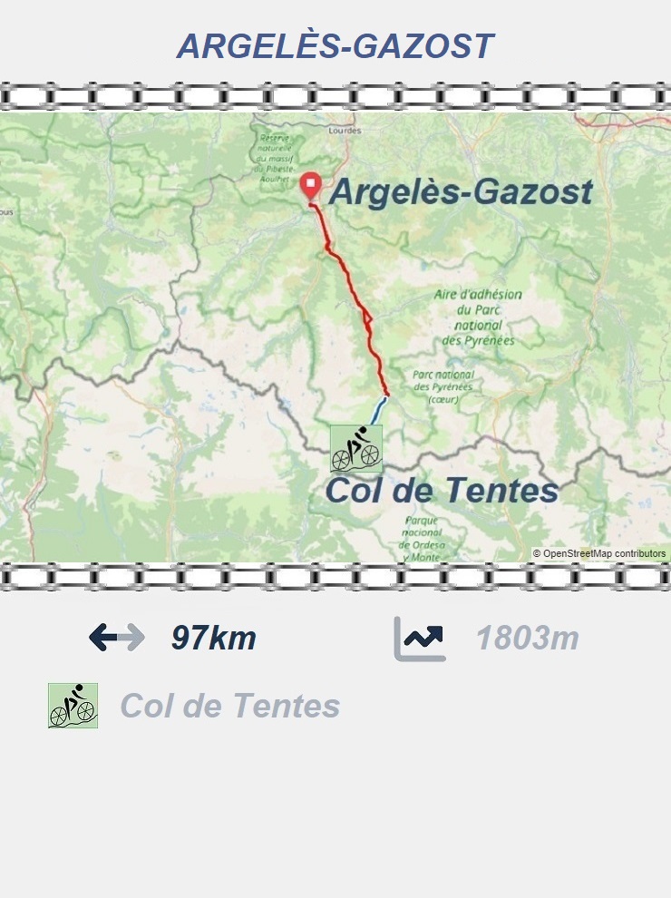 Argeles Gazost - Col de Tentes