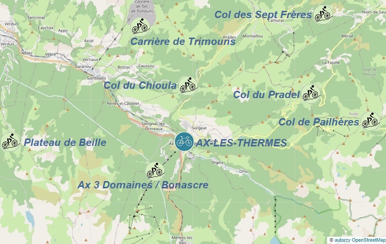 Ax-les-Thermes-mapa