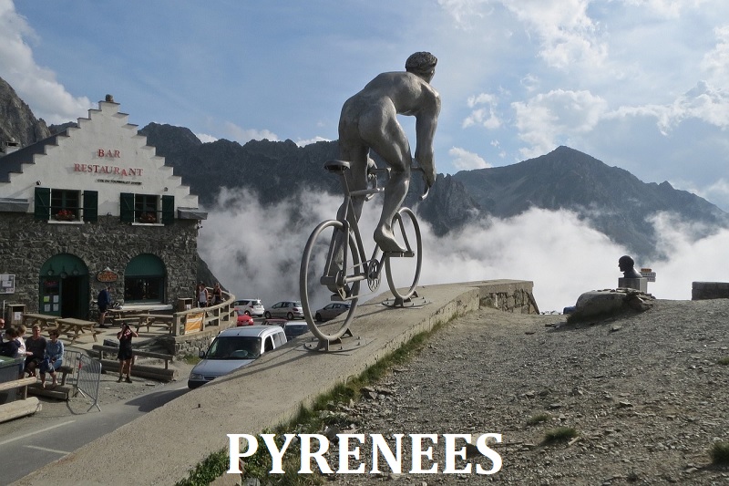 routes in the Pyrenees