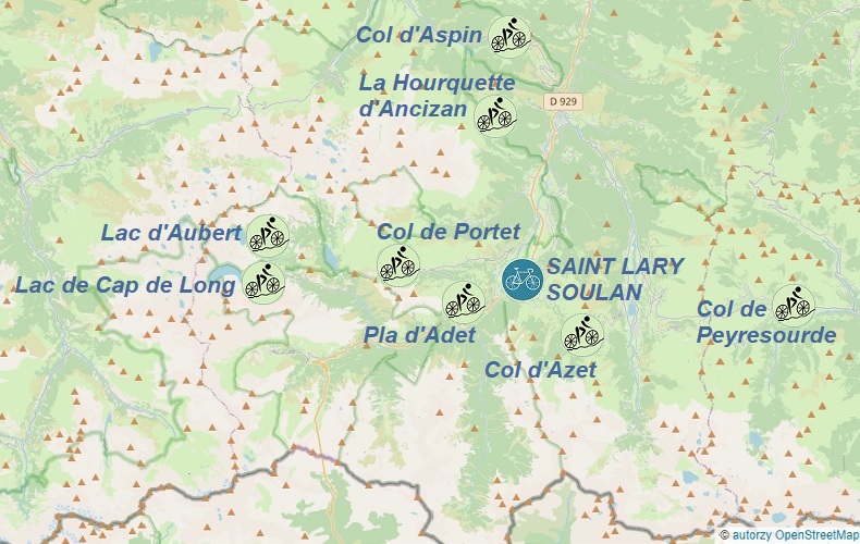 Saint-Lary-Soulan-mapa