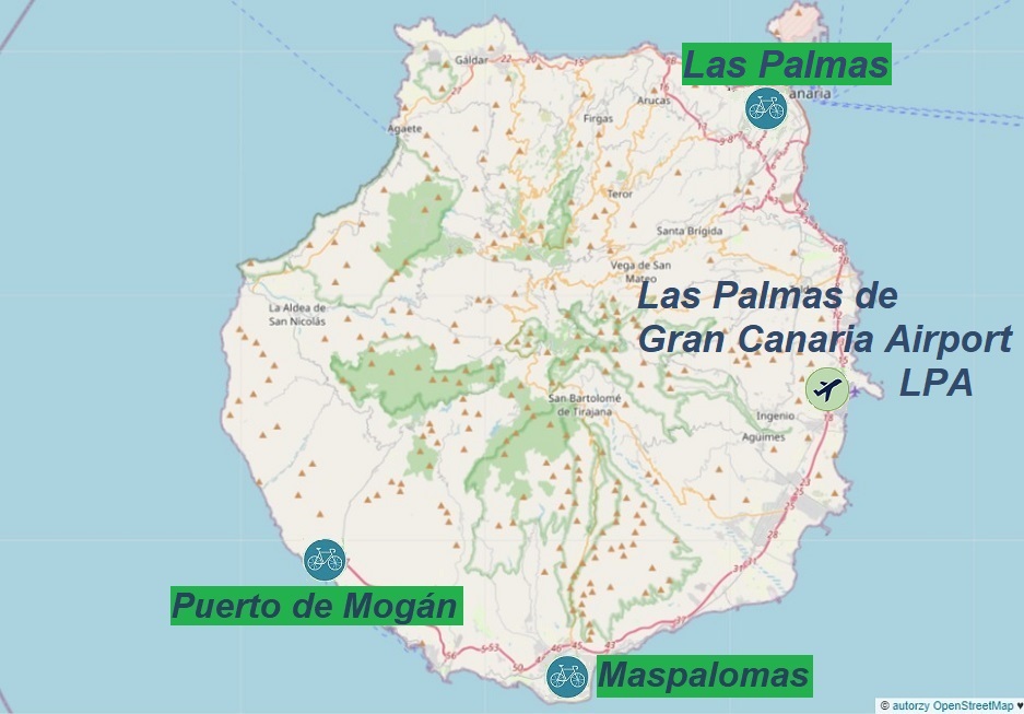 Gran Canaria-mapa