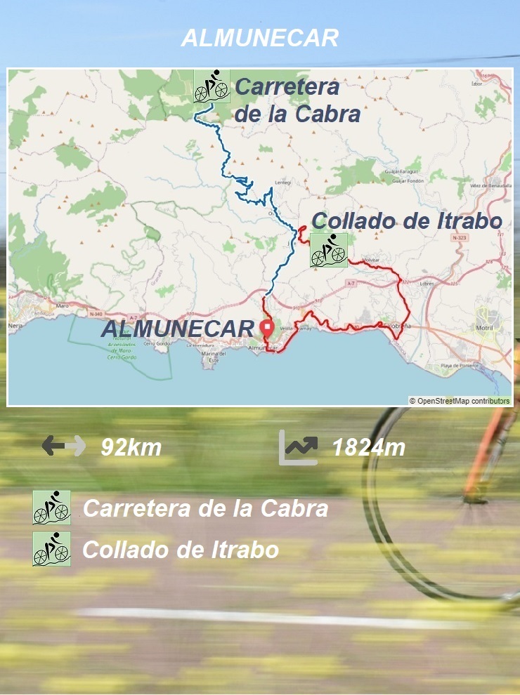 Almunecar - Carretera de la Cabra - Collado de Itrabo