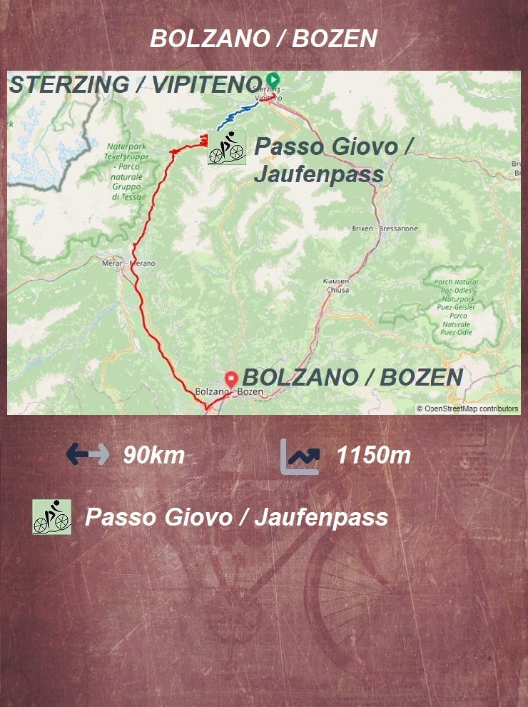 Sterzing / Vipiteno - Passo Giovo / Jaufenpass - Bolzano