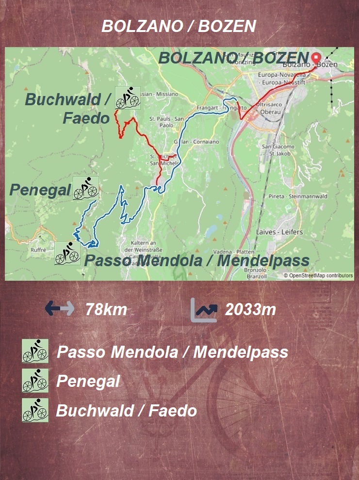 Bolzano - Mendel - Penegal - Buchwald