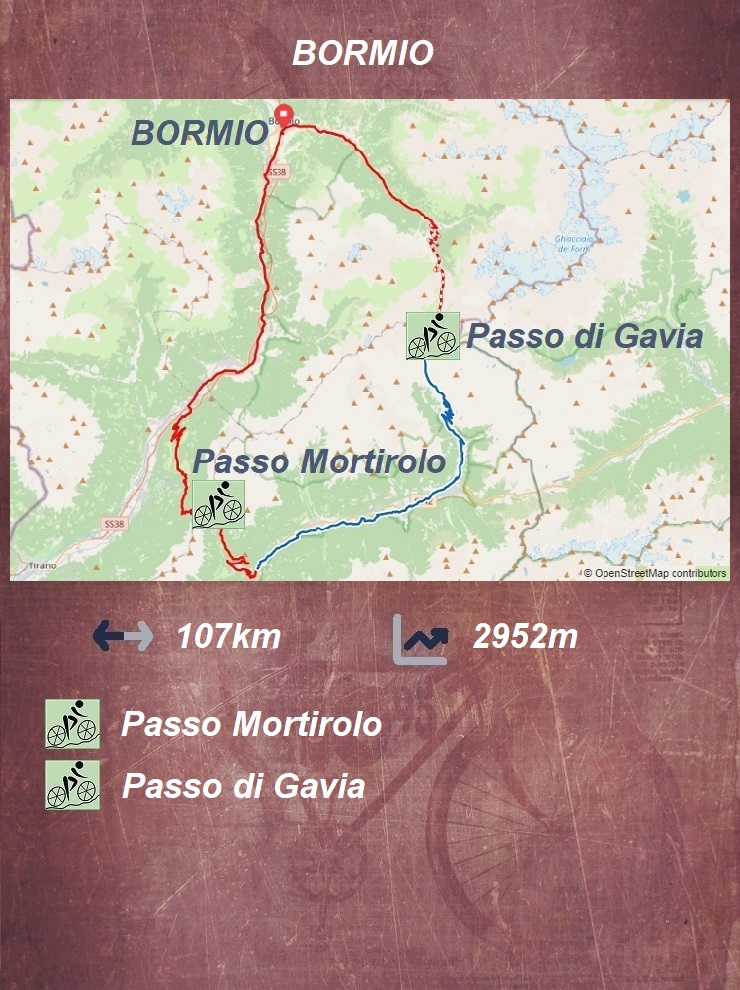 Bormio - Mortirolo - Passo di Gavia