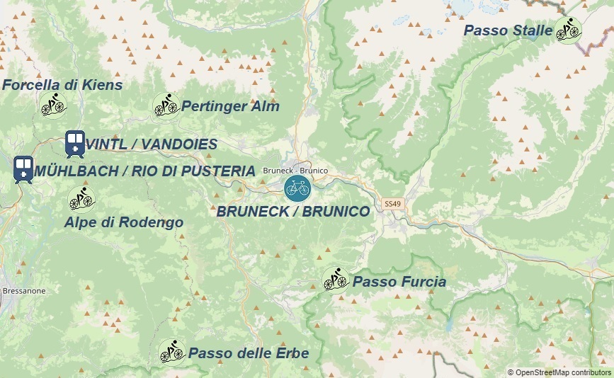 Brunico-mapa