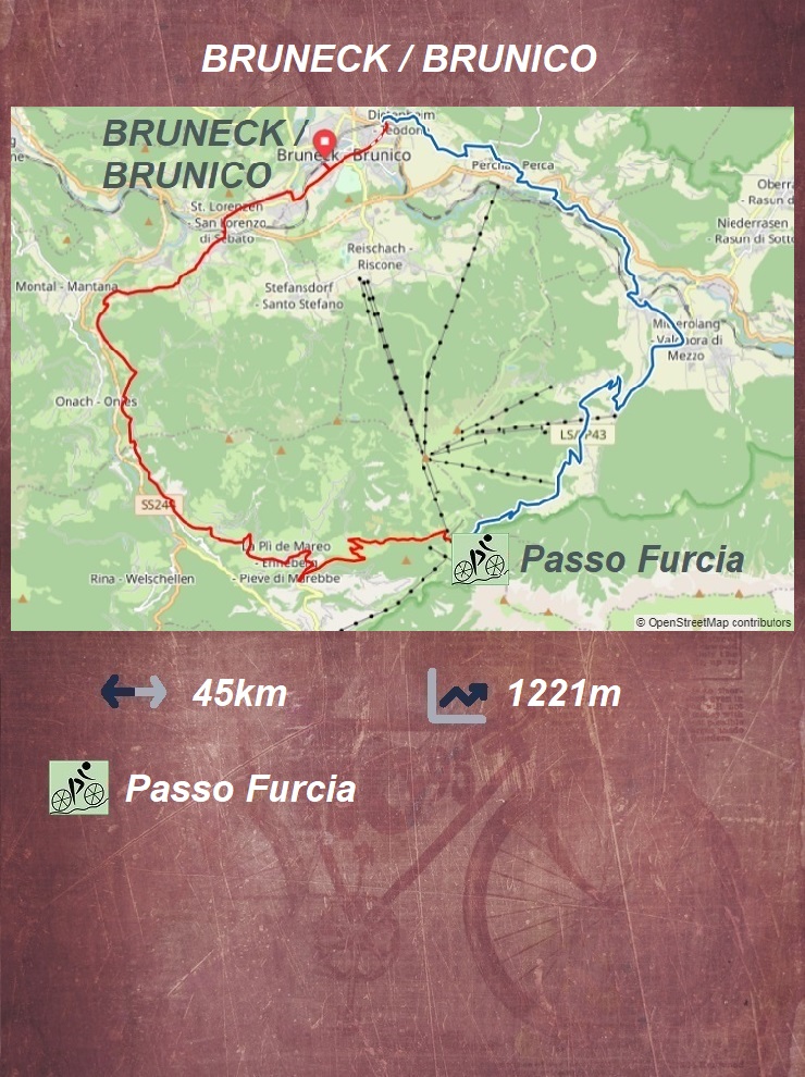 Bruneck/Brunico - Passo Furcia - Bruneck/Brunico