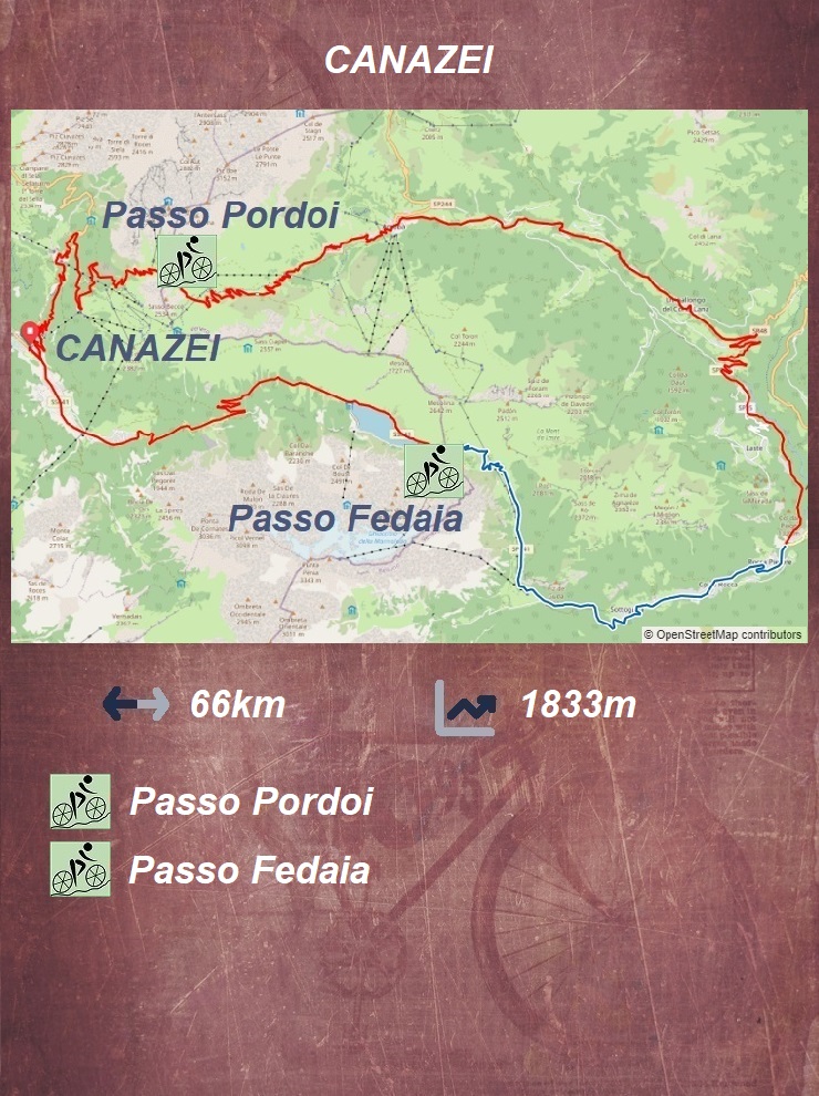 Canazei - Passo Pordoi - Passo Fedaia