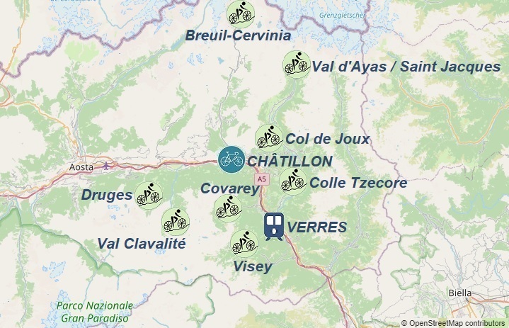 Châtillon-mapa