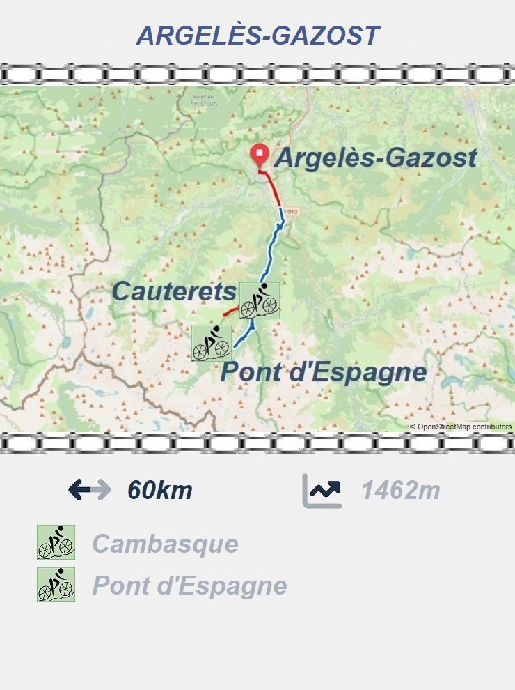 Argeles Gazost - Cauterets / Pont d'Espagne