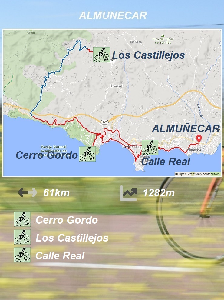 Almuñécar - Cerro Gordo - Los Castillejos - Calle Real