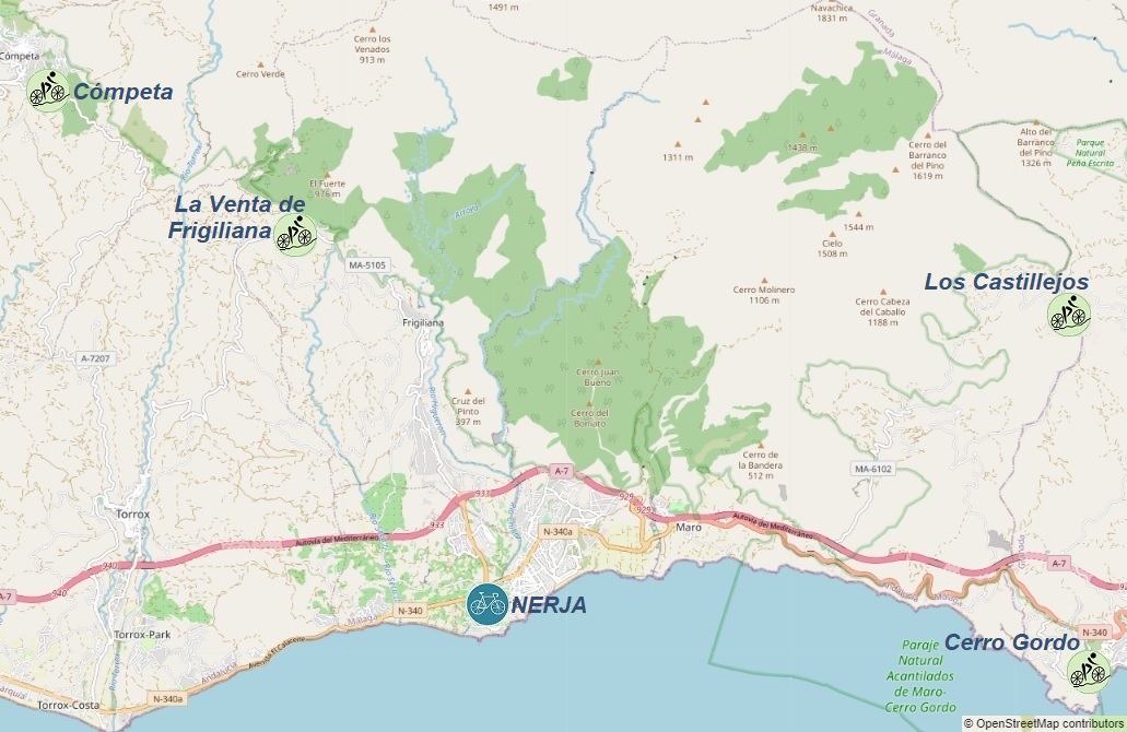 Nerja-mapa